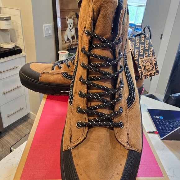 VANS SK8-Hi MTE-2 Dachshund Brown Black Sneaker Boots VN0A5HZZFW6 Mens Sz 12 NEW - Picture 2 of 16